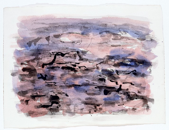 Elvire Jan, Untitled
1960, Ink and color on paper
