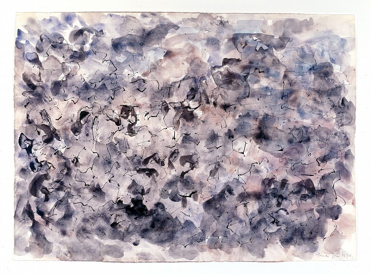 Elvire Jan, Untitled
1970, Ink and color on paper