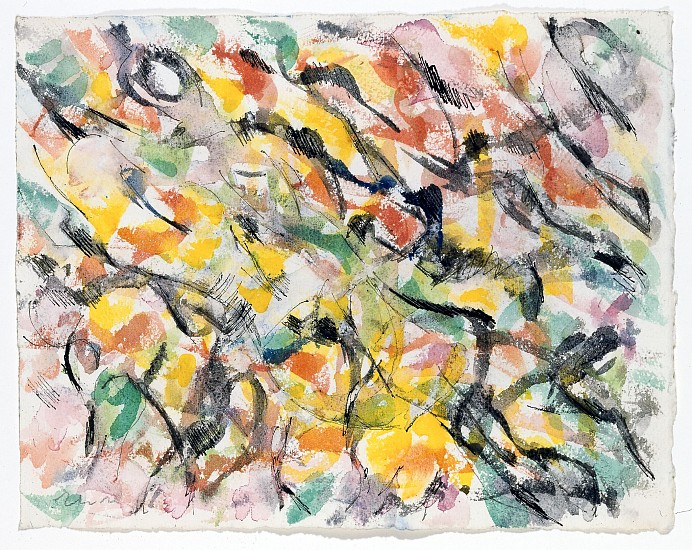 Elvire Jan, Untitled
1960, Ink and color on paper