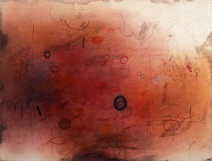 Emmi Whitehorse, Untitled # 1230
1999, Oil, chalk on paper mounted on canvas