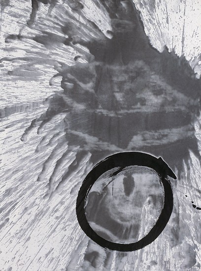 Max Gimblett, Enso 2 (small circle)
1983/1990, Ink and  wash on paper