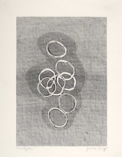 Jessica Song, Sans titre n° 3
2017, Monotype - Encre sur papier Fabriano