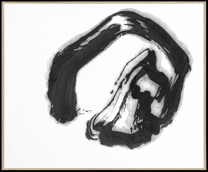 Shiryu Morita, En (Circle, Symbol of the Perfection of Being)
1967, Aerosol paint and sumi ink on canvas
