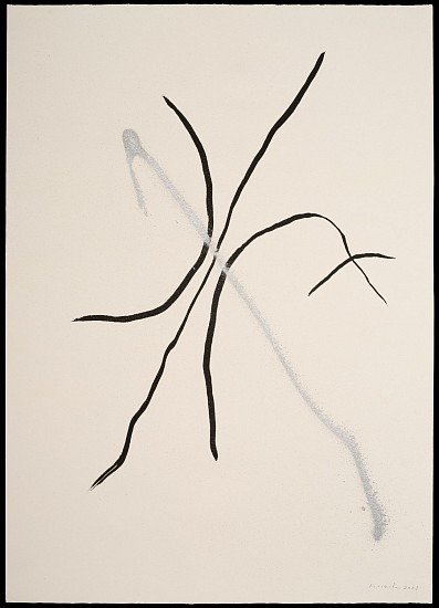 Hiraku Suzuki, Untitled (Cave) #01 - #13
2023, Silver ink, sumi ink and acrylic on Fabriano paper